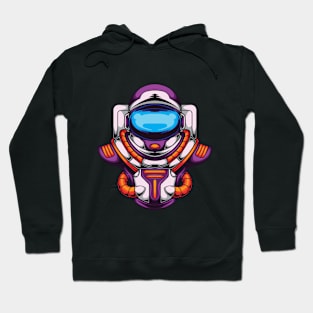 Space Time Robot Astronaut 2 Hoodie